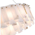 Люстра круглая декорированная натуральным камнем Stone Interior Accent варинант исполнения - 5 | Loft Concept в Тюмени