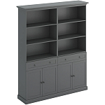 Двойной стеллаж с ящиками и дверцами Percent Rack варинант исполнения - 1 | Loft Concept в Тюмени