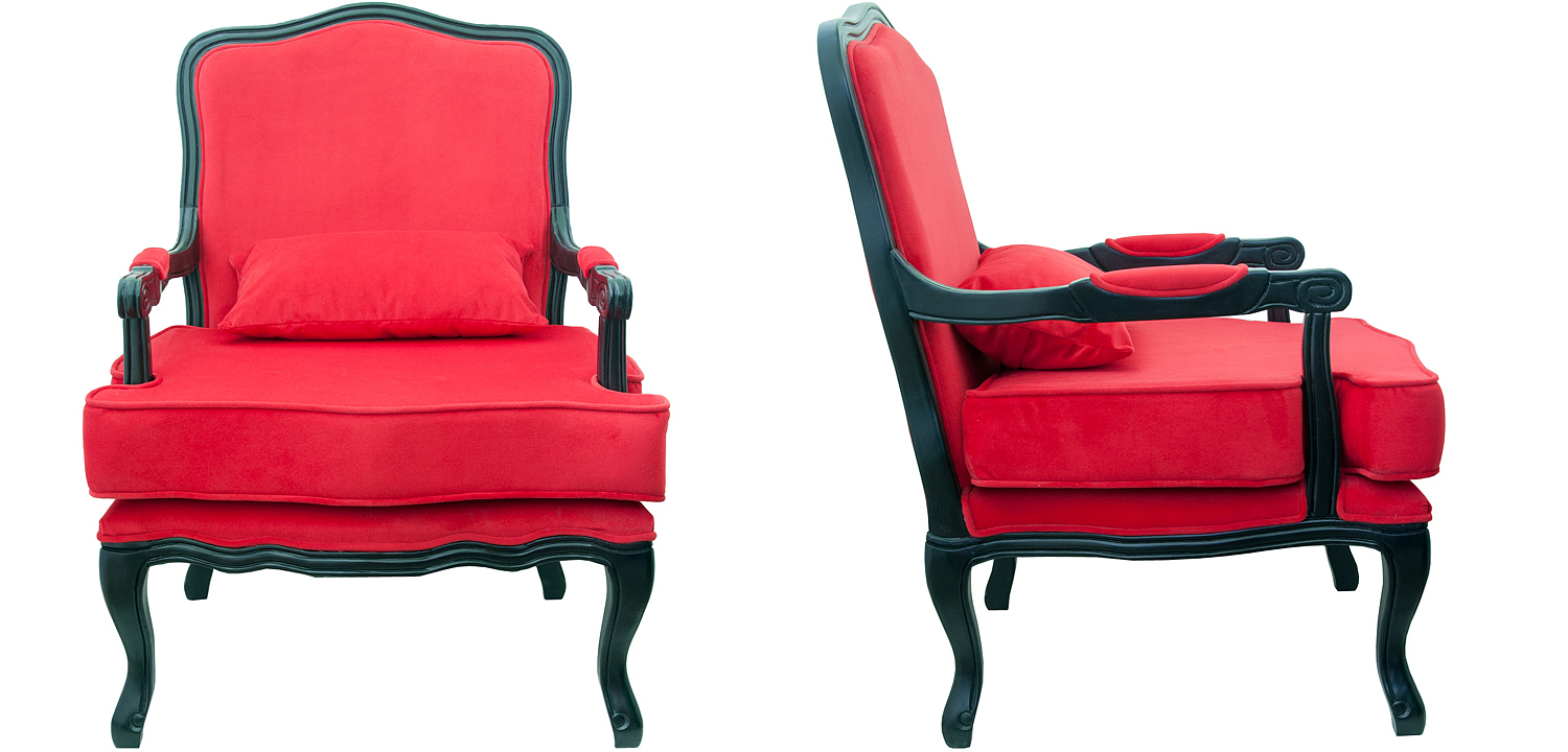 Кресло Harold Chair red Кресло Harold Chair red - Loft-Concept в Тюмени