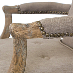 Кресло Aubrey Classical Armchair brown flax варинант исполнения - 4 | Loft Concept в Тюмени