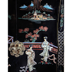 Шкаф черный в китайском стиле  Chinese Cabinet Black варинант исполнения - 2 | Loft Concept в Тюмени