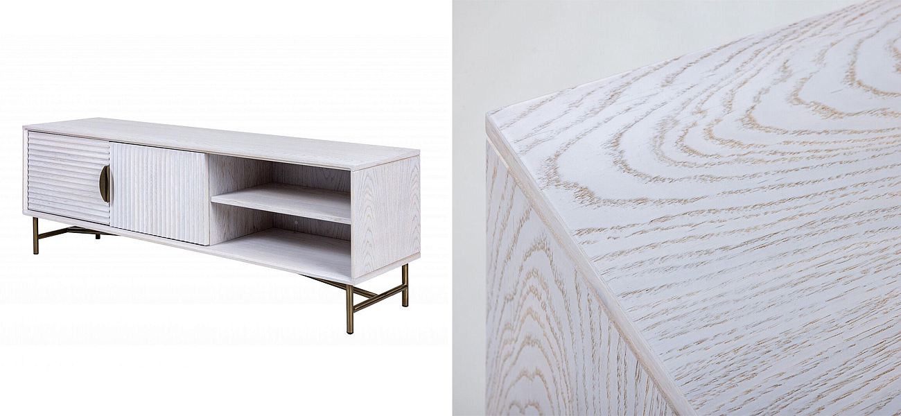 ТВ-тумба Antique Order Шпон Беленого дуба ТВ-тумба Antique Order Шпон Беленого дуба - Loft-Concept в Тюмени