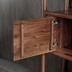 Стеллаж в гостиную для книг Moon Walnut Furniture варинант исполнения - 9 | Loft Concept в Тюмени