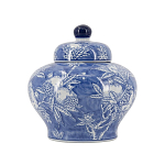 Ваза с крышкой в китайском стиле Гранатовое дерево Blooming Pomegranate варинант исполнения - 9 | Loft Concept в Тюмени