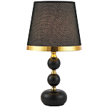 Настольная лампа с абажуром Altera Lampshade Black Gold Table Lamp варинант исполнения - 1 | Loft Concept в Тюмени