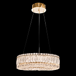 Люстра подвесная круглая из прозрачного хрусталя с золотым корпусом Selfsufficient варинант исполнения - 2 | Loft Concept в Тюмени