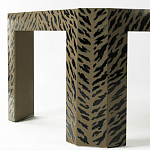 Дизайнерский кофейный стол с рисунком леопард Neytiri Beige Leopard варинант исполнения - 3 | Loft Concept в Тюмени