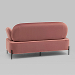 Диван в велюровой обивке цвета пыльная роза COLOR BLOCK варинант исполнения - 4 | Loft Concept в Тюмени
