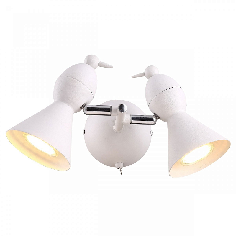 Бра Atelier Areti Alouette two Wall Lamp white Белый Бра Atelier Areti Alouette two Wall Lamp white Белый в Тюмени | Loft Concept