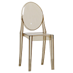 Прозрачный стул с янтарным оттенком LOUIS GHOST CHAIR варинант исполнения - 1 | Loft Concept в Тюмени