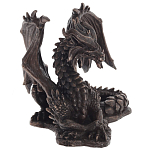 Декоративная статуэтка Дракон Dragon Dark Bronze Statuette варинант исполнения - 3 | Loft Concept в Тюмени