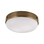 Потолочный светильник круглой формы с белым выпуклым матовым плафоном Feiss варинант исполнения - 1 | Loft Concept в Тюмени