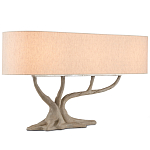 Настольная лампа с корпусом в виде дерева Gray Concrete Trunk варинант исполнения - 2 | Loft Concept в Тюмени