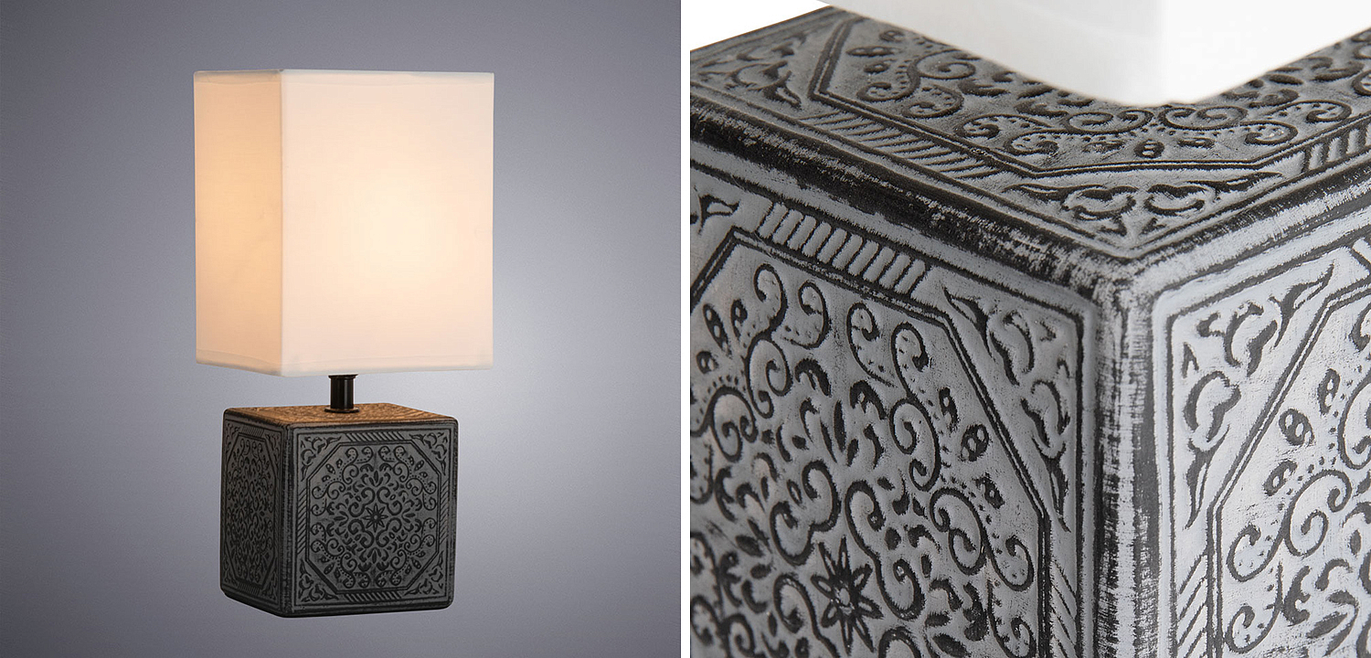 Настольная лампа Lazio Black Table Lamp Настольная лампа Lazio Black Table Lamp - Loft-Concept в Тюмени
