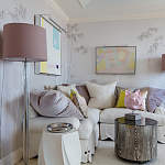 Обои ручная роспись Bamboo Special Colourway on Natural Mica metallic silk варинант исполнения - 1 | Loft Concept в Тюмени