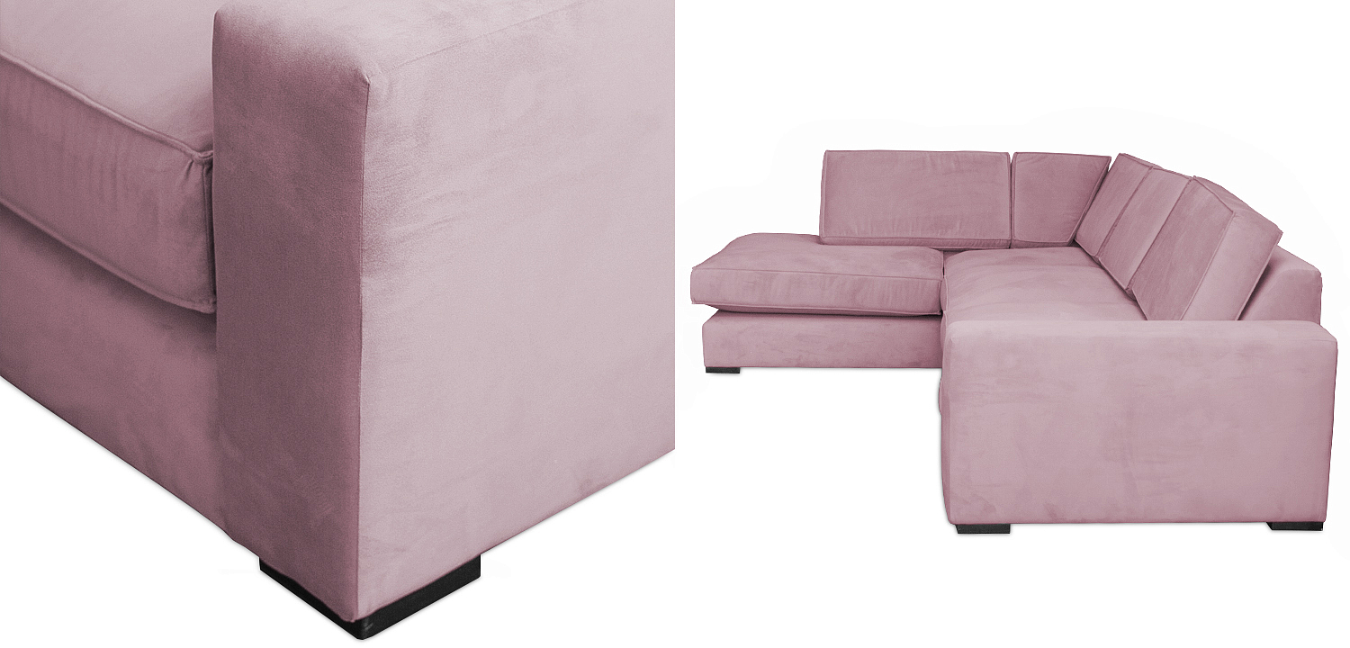 Диван угловой Lombardi Sofa вялая роза Диван угловой Lombardi Sofa вялая роза - Loft-Concept в Тюмени