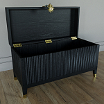 Большой дизайнерский Сундук Elsa Dreams Black варинант исполнения - 2 | Loft Concept в Тюмени