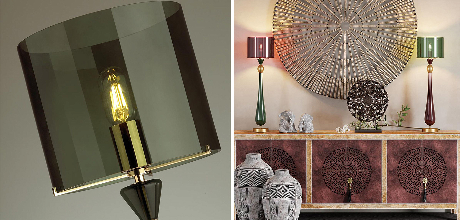 Настольная лампа Roser Green Table Lamp Настольная лампа Roser Green Table Lamp - Loft-Concept в Тюмени
