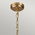 Люстра цвета латунь с 5-ю цилиндрическими плафонами из прозрачного пузырчатого стекла Kichler варинант исполнения - 6 | Loft Concept в Тюмени