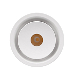 Встраиваемый спот светодиодный белого цвета круглой формы из металла Pure Circle  варинант исполнения - 2 | Loft Concept в Тюмени