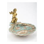 Блюдо с бронзовым ангелом Porcelain Angels of Paradise варинант исполнения - 2 | Loft Concept в Тюмени