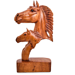 Статуэтка деревянная в виде головы лошади Horse of the World варинант исполнения - 2 | Loft Concept в Тюмени