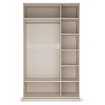 Шкаф трёхдверный с 2-мя зеркальными дверками Satin Furniture варинант исполнения - 2 | Loft Concept в Тюмени