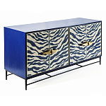 Буфет в гостиную с инкрустацией Bone Inlay Deco Sideboard - Orleans ZEBRA варинант исполнения - 1 | Loft Concept в Тюмени