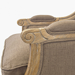 Кресло William Classical Armchair brown flax варинант исполнения - 4 | Loft Concept в Тюмени