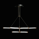 Люстра с геометрической конструкцией из вытянутых цилиндрических плафонов Hex Scaffold  варинант исполнения - 4 | Loft Concept в Тюмени