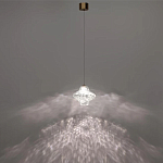Подвесной светильник с плафоном из фактурного прозрачного стекла Light Ensemble варинант исполнения - 4 | Loft Concept в Тюмени