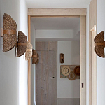 Бра плетеное из ротанга Chainmail варинант исполнения - 3 | Loft Concept в Тюмени