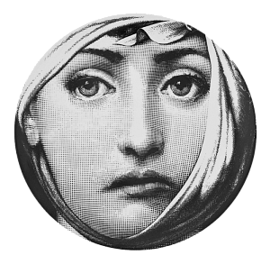 Декоративная тарелка Fornasetti 30.CR.BW.R01-148