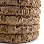 Плетеная корзина с крышкой из плетеного бананового дерева Zuwena Wicker Basket варинант исполнения - 5 | Loft Concept в Тюмени