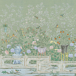 Обои ручная роспись Temple Newsam Mercury Grey варинант исполнения - 1 | Loft Concept в Тюмени