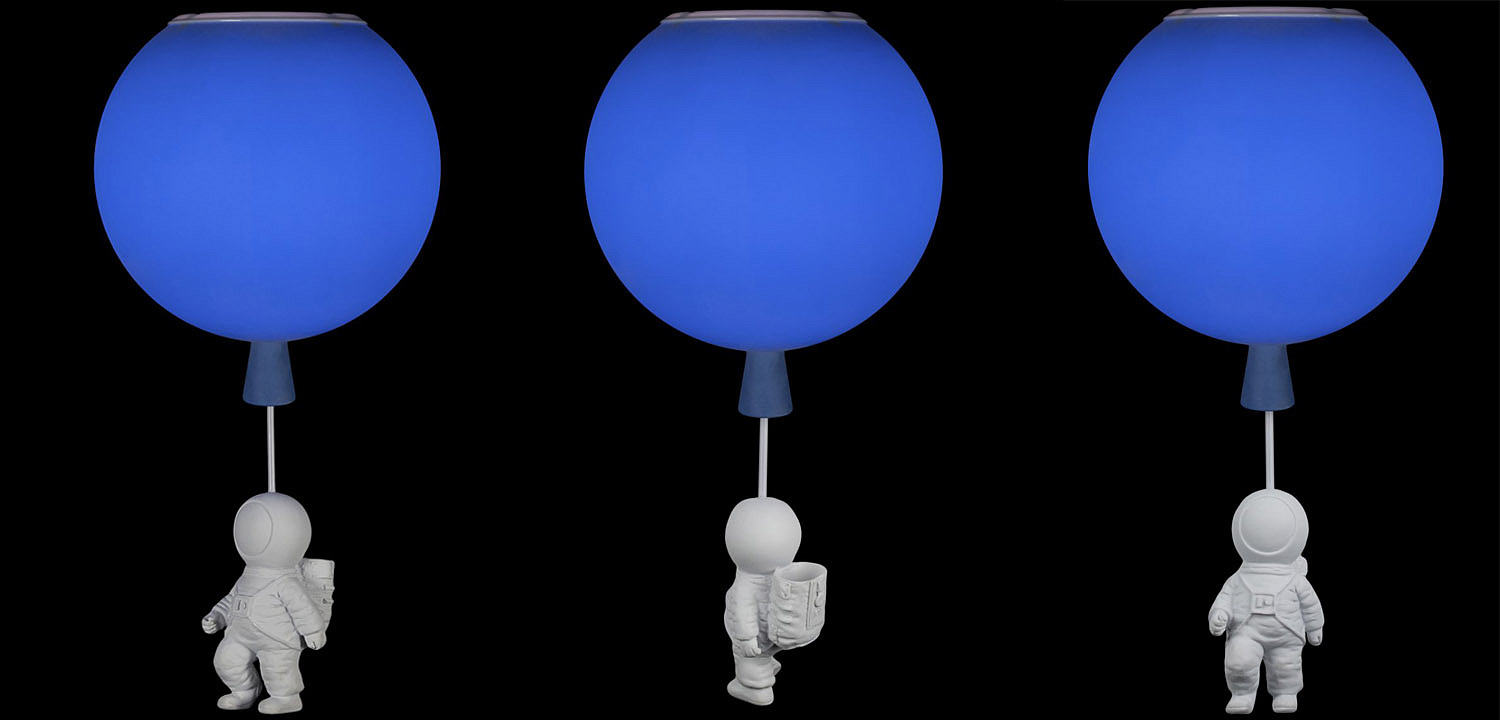 Потолочный светильник Cosmonaut blue ball Потолочный светильник Cosmonaut blue ball - Loft-Concept в Тюмени
