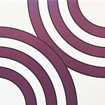 Дизайнерская плитка с узором Мишень варинант исполнения - 2 | Loft Concept в Тюмени