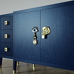 Большой Комод-буфет Elsa Dreams Blue с ящиками варинант исполнения - 2 | Loft Concept в Тюмени