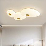 Потолочный светильник с тремя овальными матовыми плафонами TRIDalmen варинант исполнения - 1 | Loft Concept в Тюмени