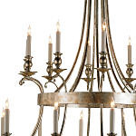 Люстра большая двухъярусная на 30 ламп Grand Chandelier варинант исполнения - 1 | Loft Concept в Тюмени