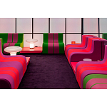 Дизайнерский кофейный стол на круглых ножках Poltronova T02 Pink Coffee Table варинант исполнения - 14 | Loft Concept в Тюмени