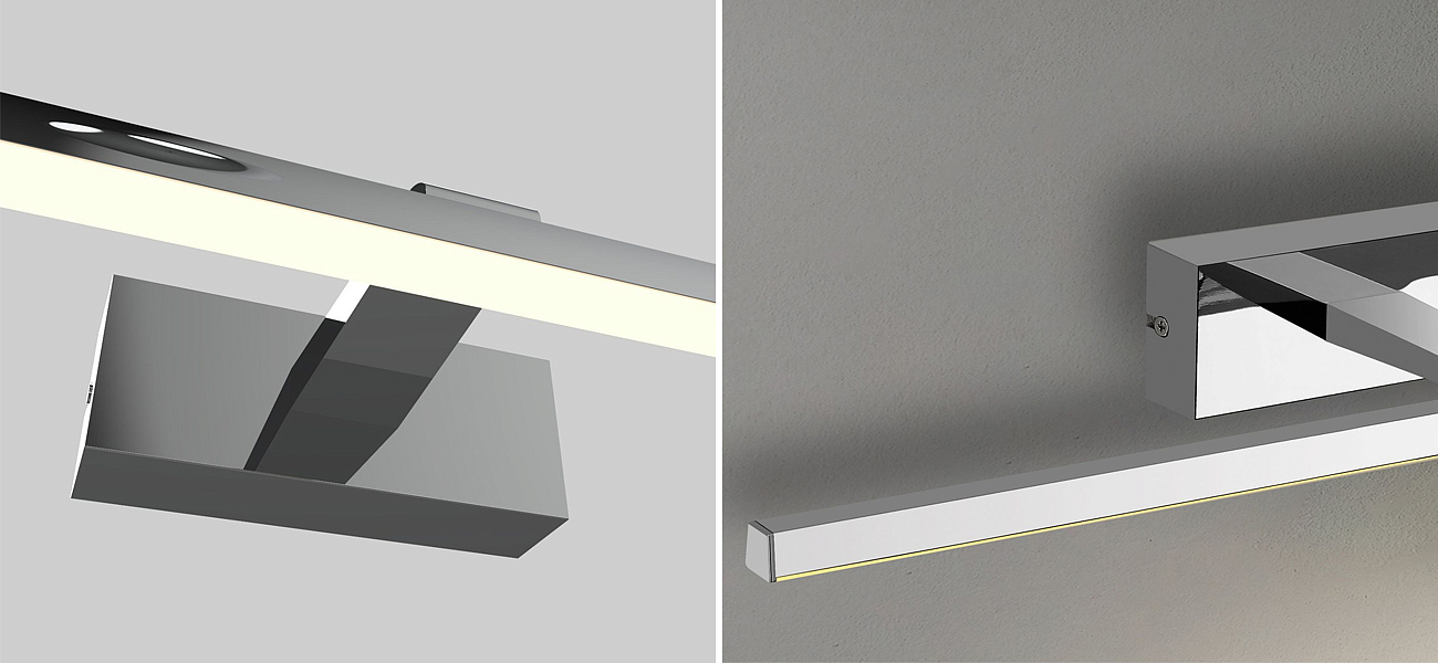 Настенная подсветка цвета хром BACKLIGHT Настенная подсветка цвета хром BACKLIGHT - Loft-Concept в Тюмени