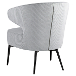 Современное мягкое кресло на металлических ножках Rakush Grey варинант исполнения - 4 | Loft Concept в Тюмени