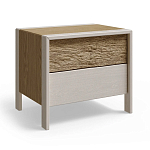 Тумба 2 ящика с подсветкой на рельефном фасаде Warm Industrial варинант исполнения - 7 | Loft Concept в Тюмени