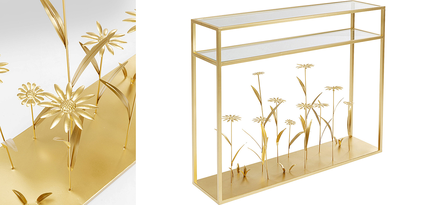 Консоль Golden Flowers Консоль Golden Flowers - Loft-Concept в Тюмени