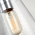 Бра с плафоном в форме колокола из прозрачного стекла с пузырьками Feiss варинант исполнения - 5 | Loft Concept в Тюмени