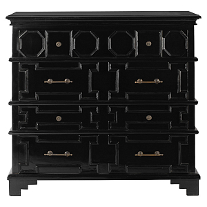 Комод с 4-мя ящиками Chest Beaux Art Черный