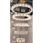 Многоярусная Люстра Elizabeth Золото Вертикальная композиция из пяти хрустальных светильников варинант исполнения - 2 | Loft Concept в Тюмени