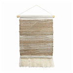 Панно из шерсти и хлопка с узором Beige Calista Cascade варинант исполнения - 2 | Loft Concept в Тюмени