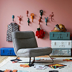 Настенный крючок в виде совы Owl Wall Hook Blue варинант исполнения - 4 | Loft Concept в Тюмени